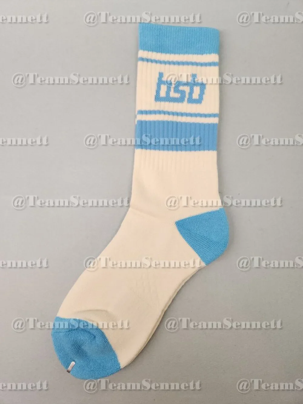 Backstreet Boys Blue & Cream Crew Socks // Into the Millennium Sphere Las Vegas